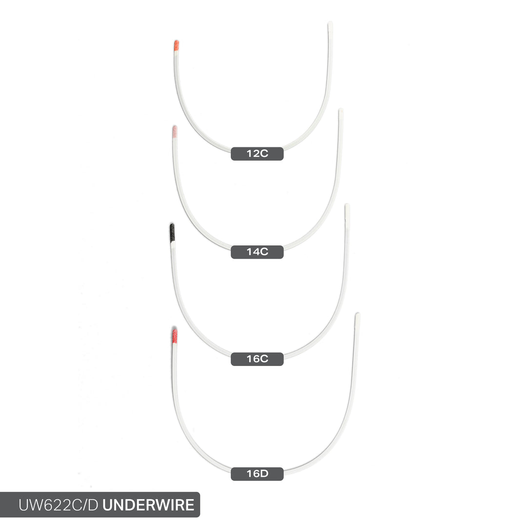 STYLE UW622 COATED MATERNITY & NURSING BRA UNDERWIRES