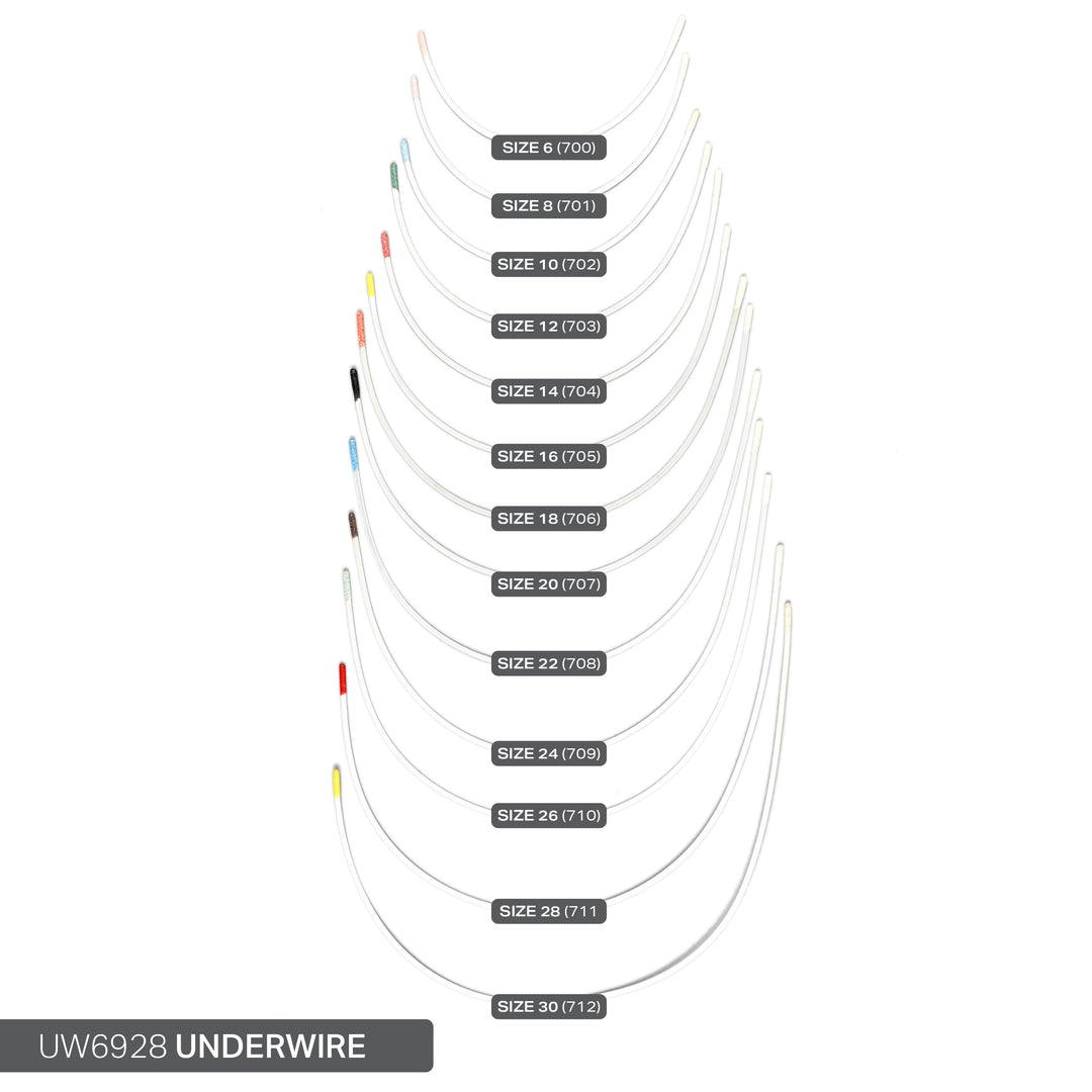 STYLE UW6928 COATED UNDERWIRES