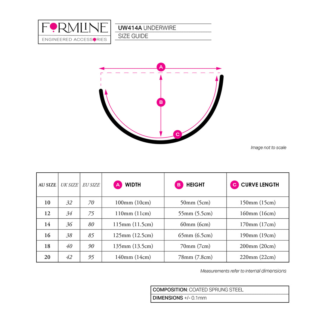 STYLE UW414 COATED UNDERWIRE &