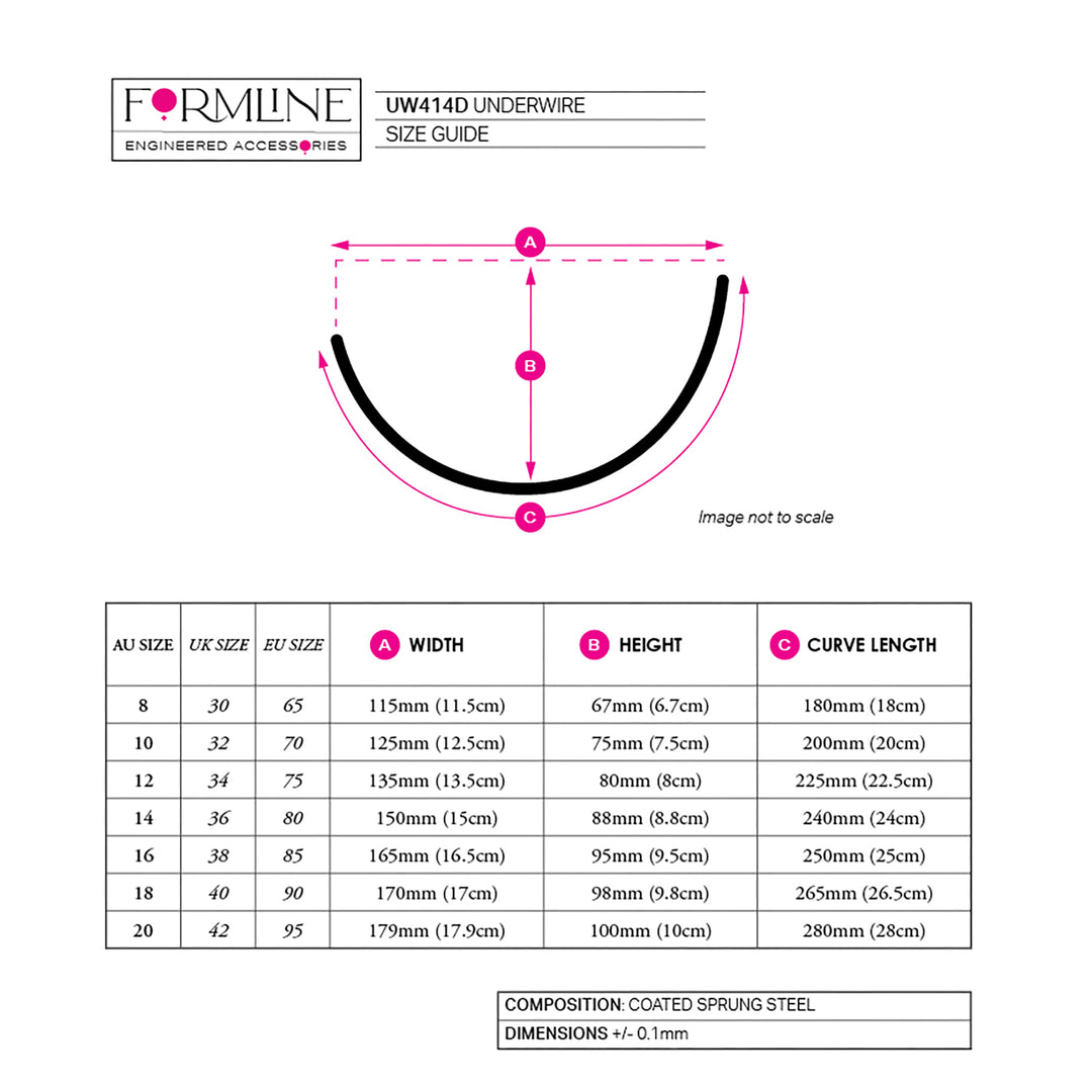 STYLE UW414 COATED UNDERWIRE 'D'