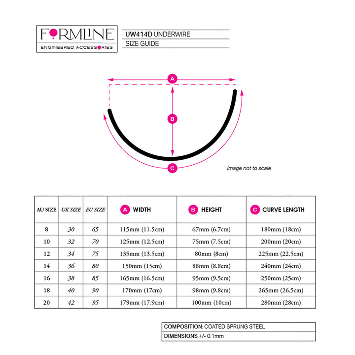 STYLE UW414 COATED UNDERWIRE 'D'