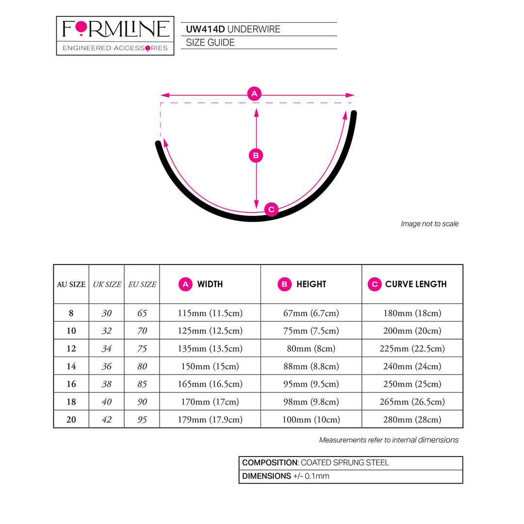 STYLE UW414 COATED UNDERWIRE &