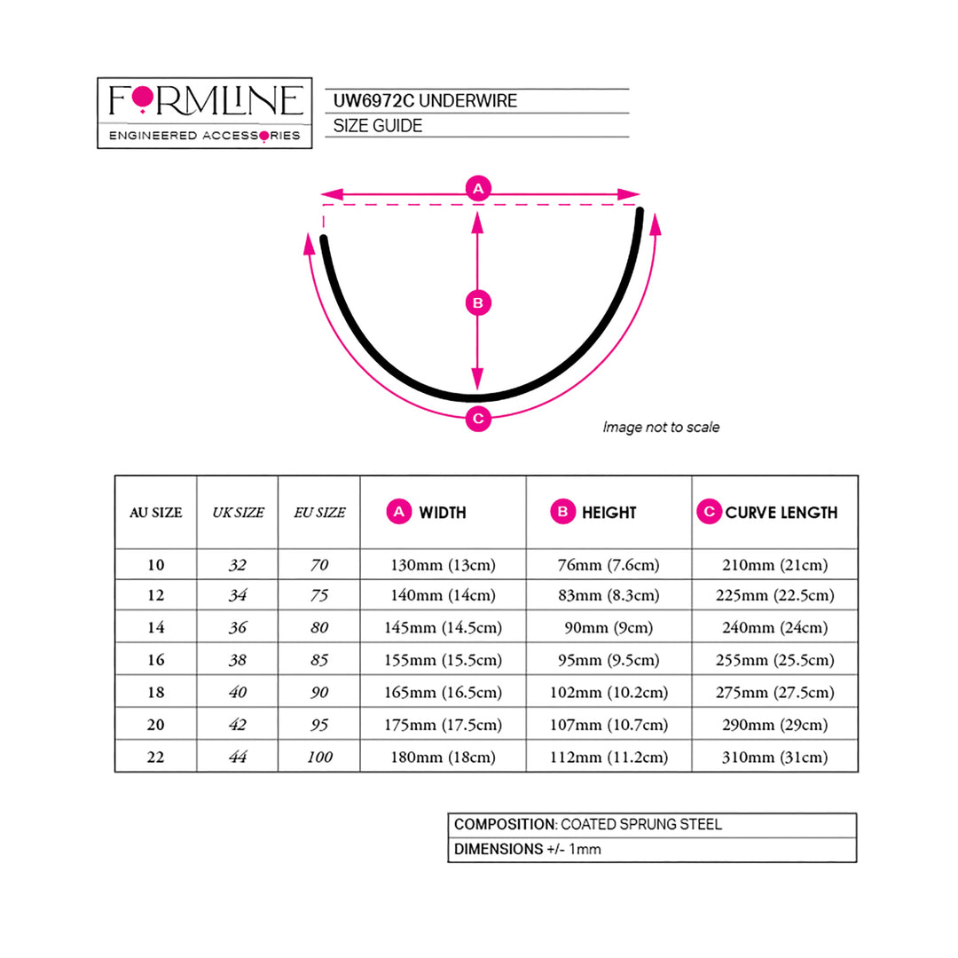 STYLE UW6972 COATED UNDERWIRES 'C'