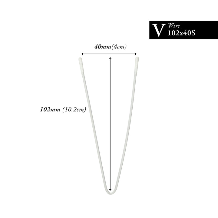 102MM x 40MM NYLON-COATED V-WIRE