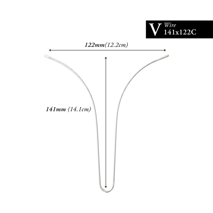 141MM x 122MM NYLON-COATED CURVED V-WIRE
