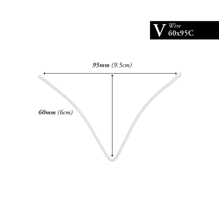 60MM x 95MM NYLON-COATED CURVED V-WIRE