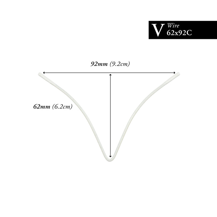 62MM x 92MM NYLON-COATED CURVED V-WIRE