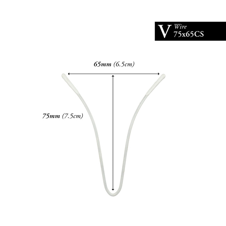 75MM x 65MM NYLON-COATED CURVED V-WIRE