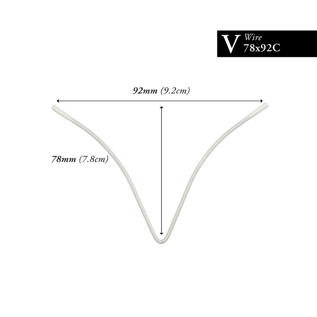 78MM x 92MM NYLON-COATED CURVED V-WIRE