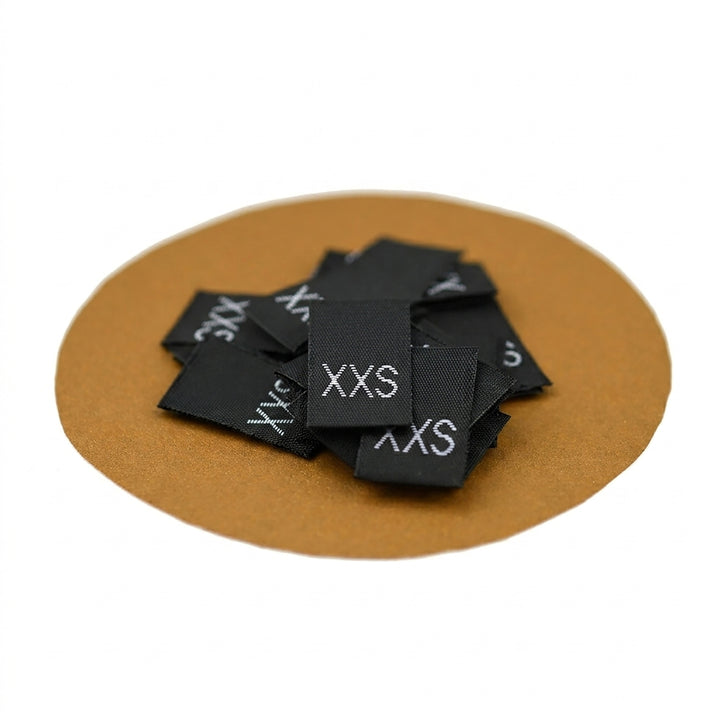 WOVEN SIZE LABEL SIZE XXS