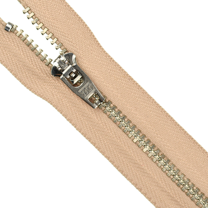 YKK JEAN ZIP NO.4.5 NICKEL COL 128 WARM BEIGE