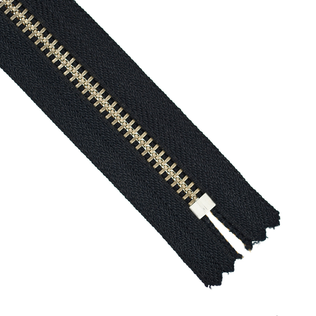 YKK JEAN ZIP NO.5 NICKEL COL 071 MIDNIGHT