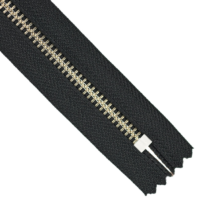 YKK JEAN ZIP NO.5 NICKEL COL 156 CHARCOAL