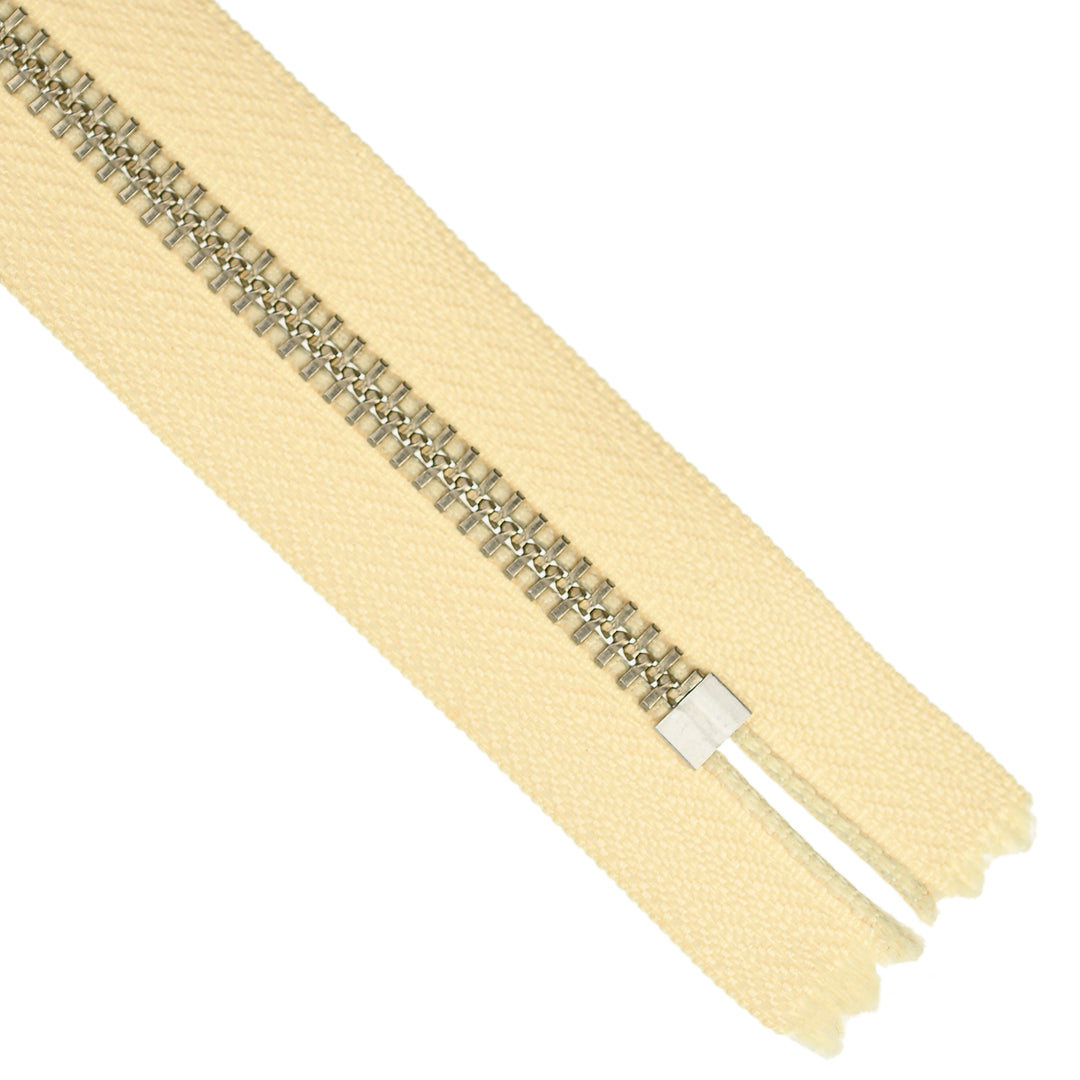 YKK JEAN ZIP NO.5 NICKEL COL 551 WHEAT