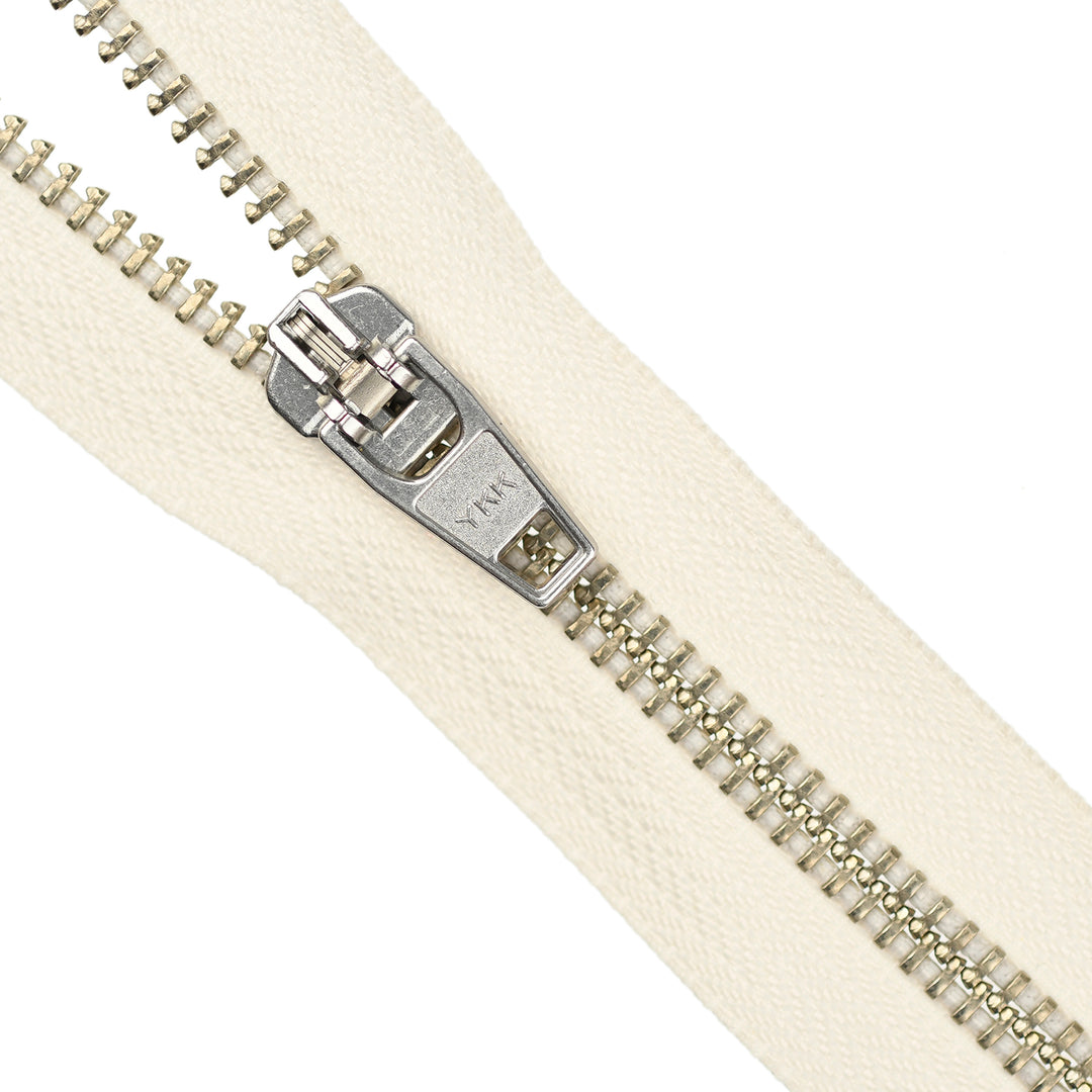 YKK JEAN ZIP NO.5 NICKEL COL 571 CALICO