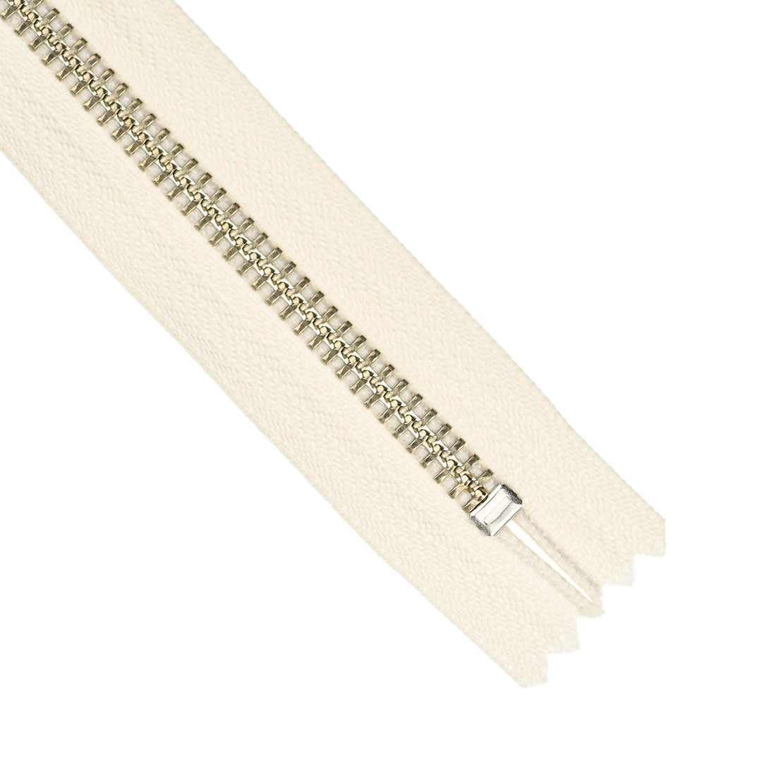 YKK JEAN ZIP NO.5 NICKEL COL 571 CALICO
