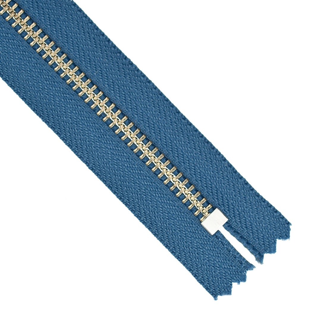YKK JEAN ZIP NO.5 NICKEL COL 839 DENIM