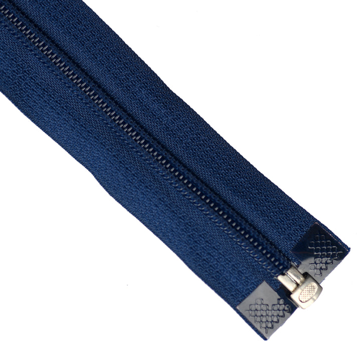 NYLON OPEN-END ZIP NO.5 WITH DOUBLE-PULL SLIDER COL FRENCH NAVY