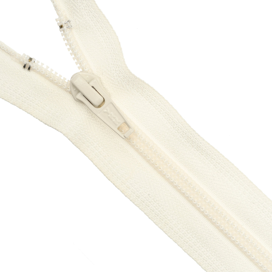YKK NYLON CLOSED-END ZIP NO.5 COL 841 IVORY