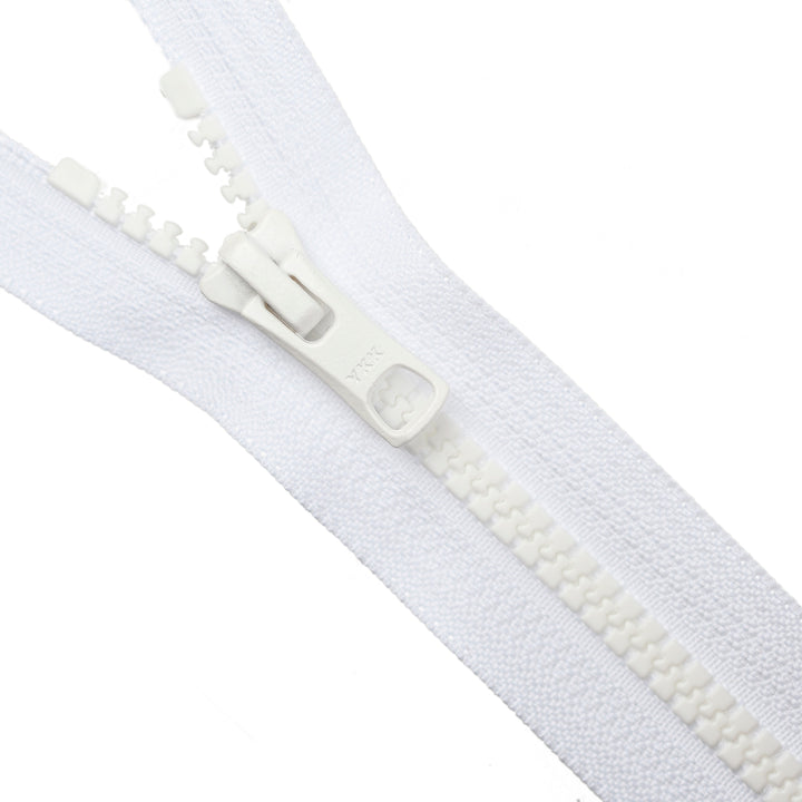 YKK VISLON CLOSED-END ZIP NO.5 COL 501 WHITE