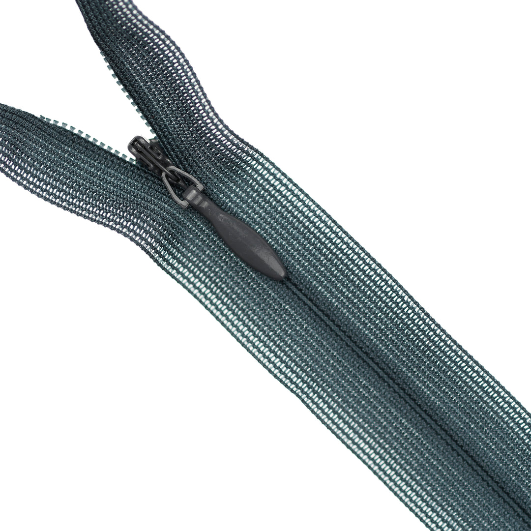 YKK INVISIBLE MESH ZIP COL 579 STEEL