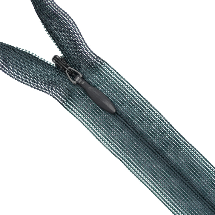 YKK INVISIBLE MESH ZIP COL 579 STEEL