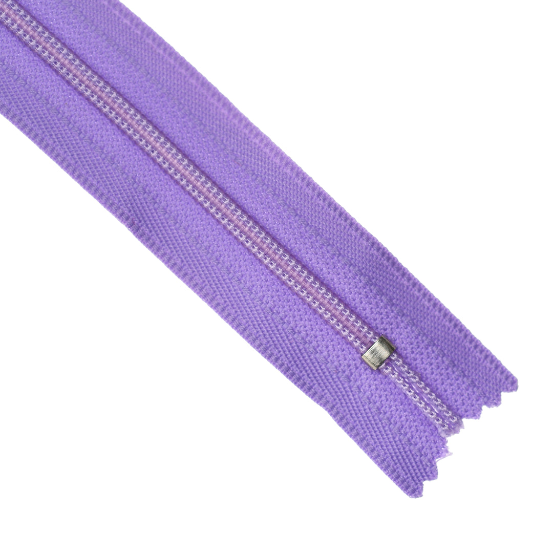 YKK NYLON CLOSED-END ZIP NO.3 COL 862 BRIGHT LAVENDER