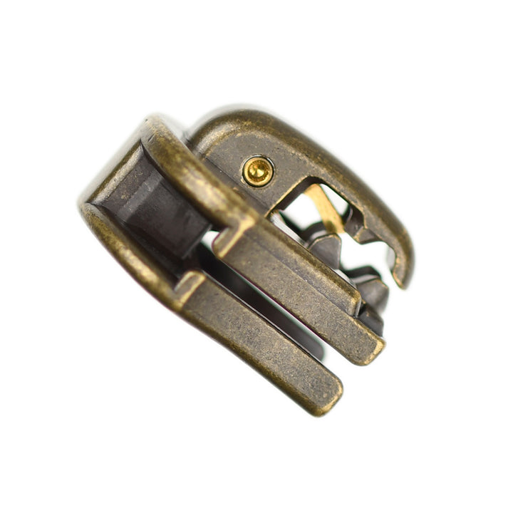 SNAP-ON CROWN AUTO-LOCK SLIDER FOR YKK METAL ZIPS - ANTIQUE GOLD