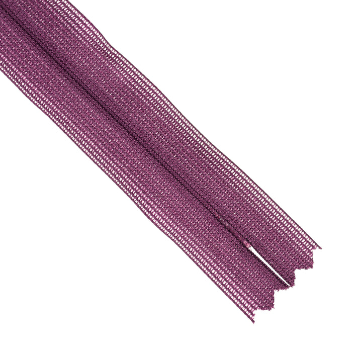 YKK INVISIBLE MESH ZIP COL 265 DEEP PURPLE