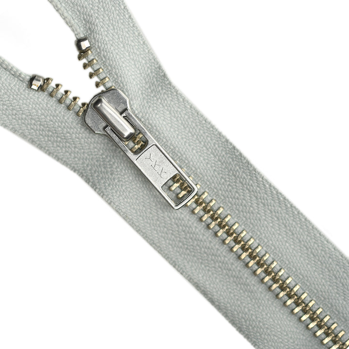 YKK METAL OPEN-END ZIP NO.5 NICKEL COL 574