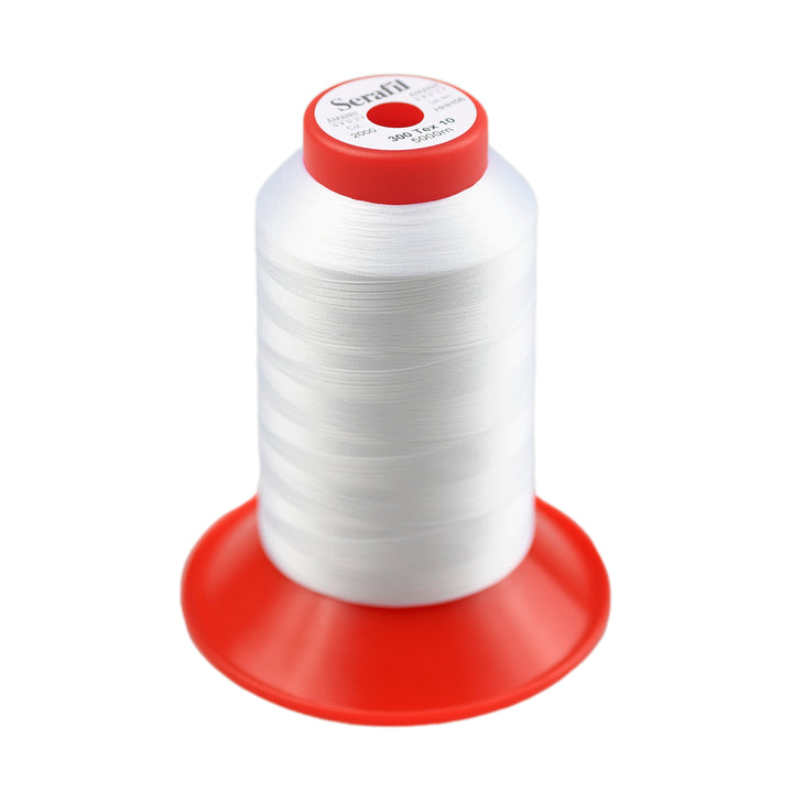 SERAFIL EXTRA FINE TKT 300 SEWING THREAD FOR FINE FABRICS COL 2000 WHITE
