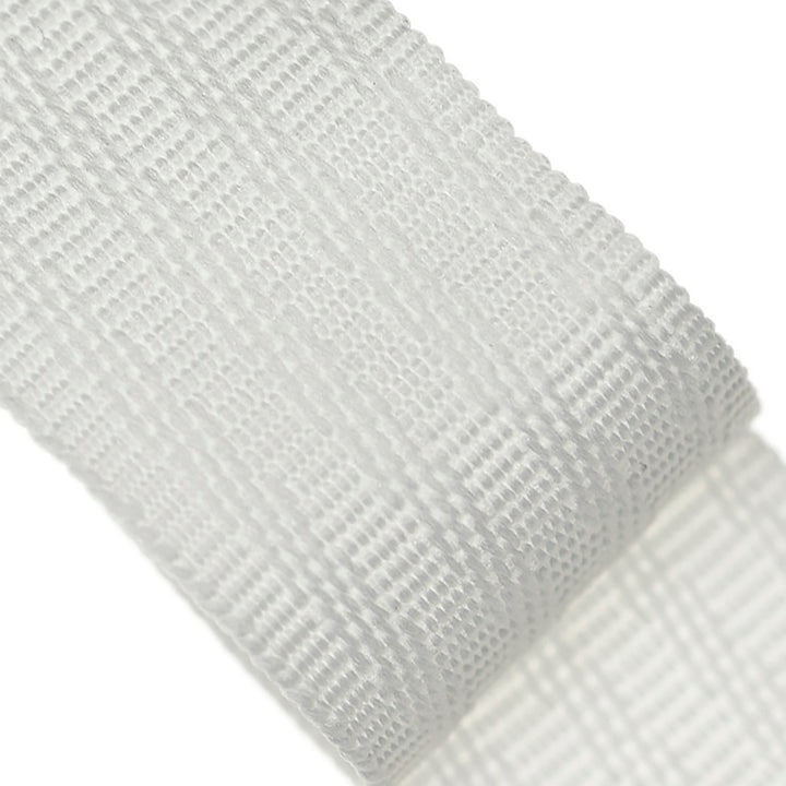 POLY HERRINGBONE TAPE NATURAL WHITE