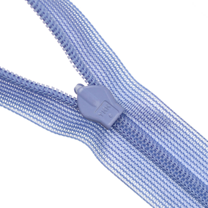 YKK INVISIBLE MESH ZIP COL 554 PERIWINKLE