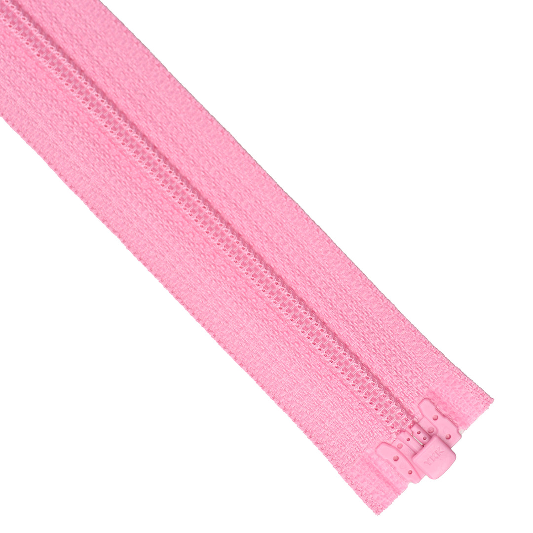 YKK NYLON OPEN-END ZIP NO.3 CORSET-PULL COL 852 FLAMINGO PINK