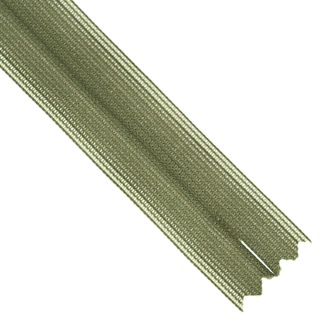 YKK INVISIBLE MESH ZIP COL 566 HUNTER GREEN
