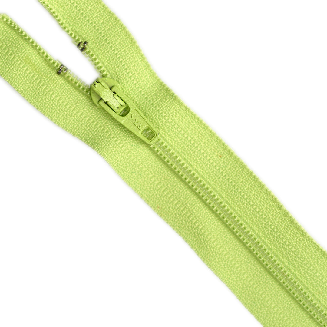 YKK NYLON CLOSED-END ZIP NO.3 COL 874 SPRING GREEN