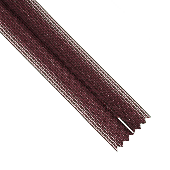 YKK INVISIBLE MESH ZIP COL 864 DARK WINE