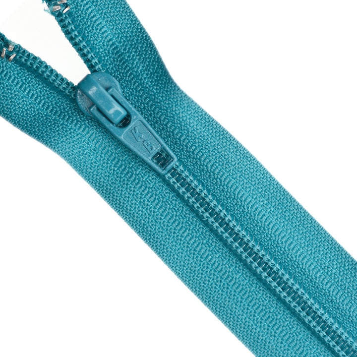 NYLON OPEN-END ZIP NO.5 COL TROPICAL TEAL