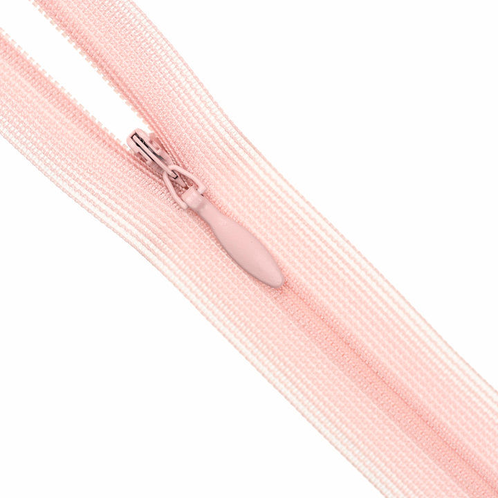 YKK INVISIBLE MESH ZIP COL 851 PEACH