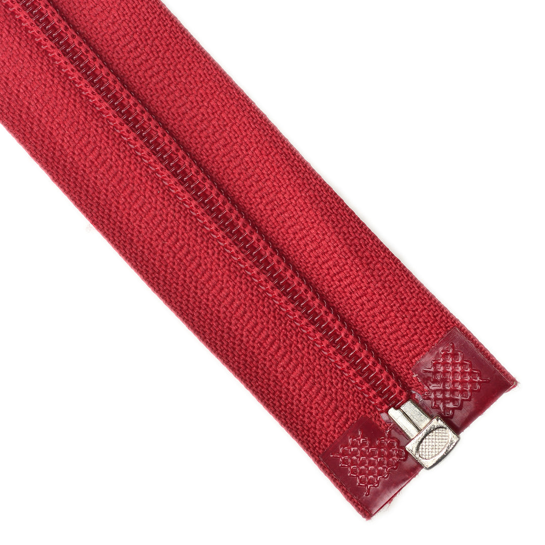 NYLON OPEN-END ZIP NO.5 COL RUBY