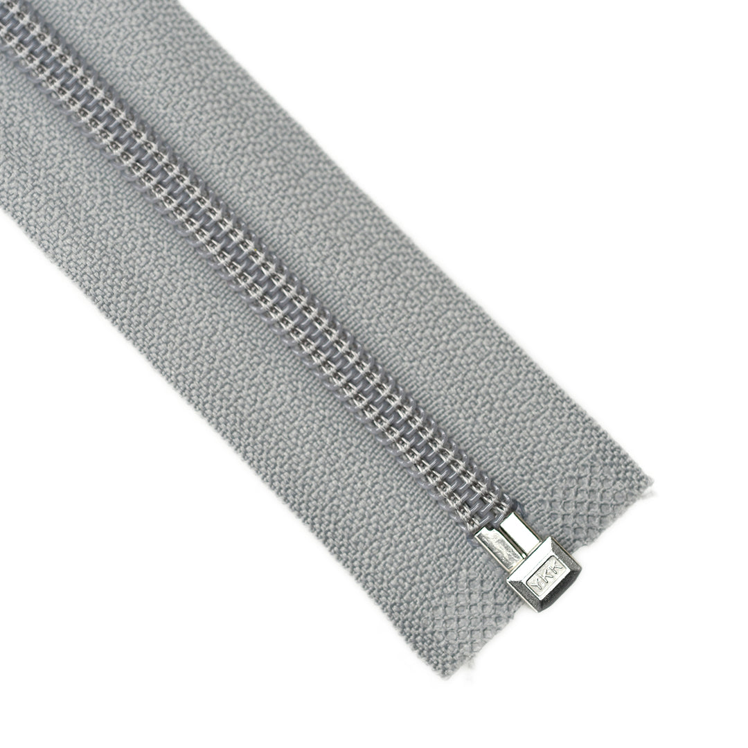 YKK NYLON OPEN-END ZIP NO.5 COL 135 GREY
