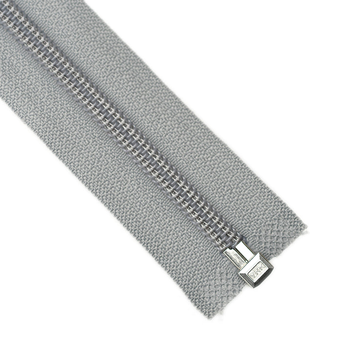 YKK NYLON OPEN-END ZIP NO.5 COL 135 GREY