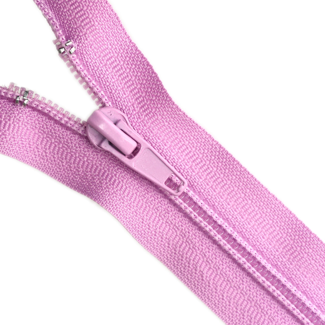 NYLON OPEN-END ZIP NO.5 COL WISTERIA