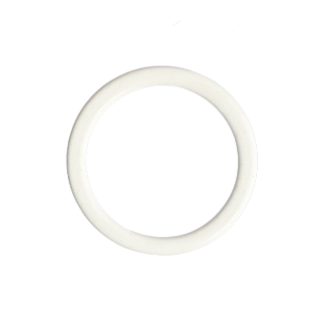 METAL RING WHITE