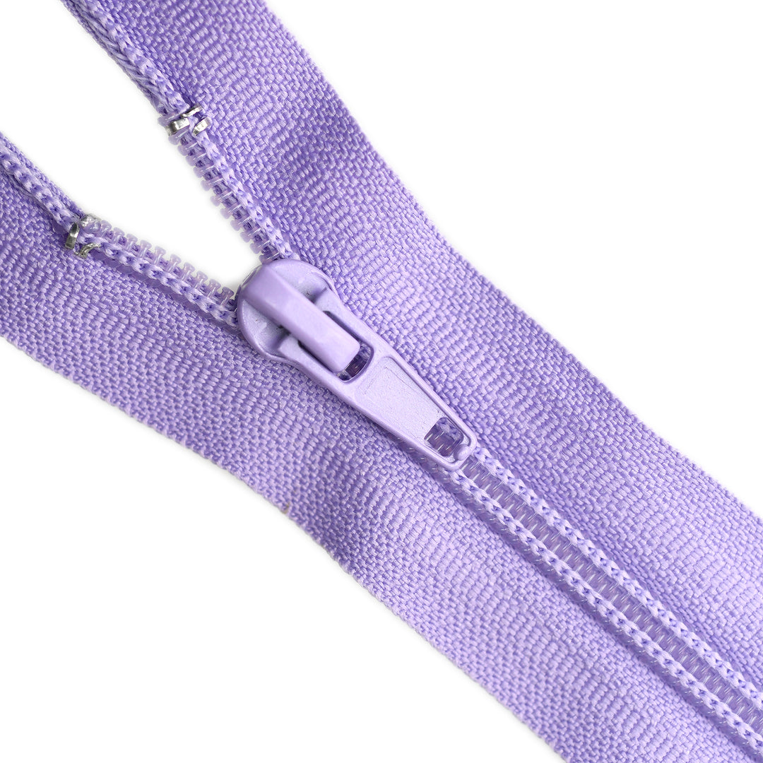 NYLON OPEN-END ZIP NO.5 COL LAVENDER
