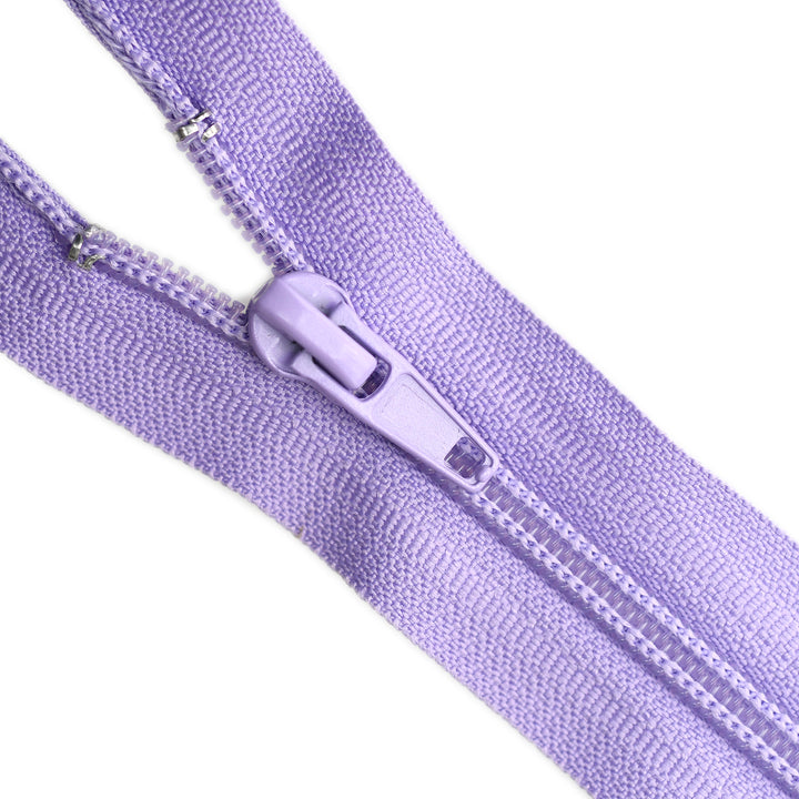 NYLON OPEN-END ZIP NO.5 COL LAVENDER