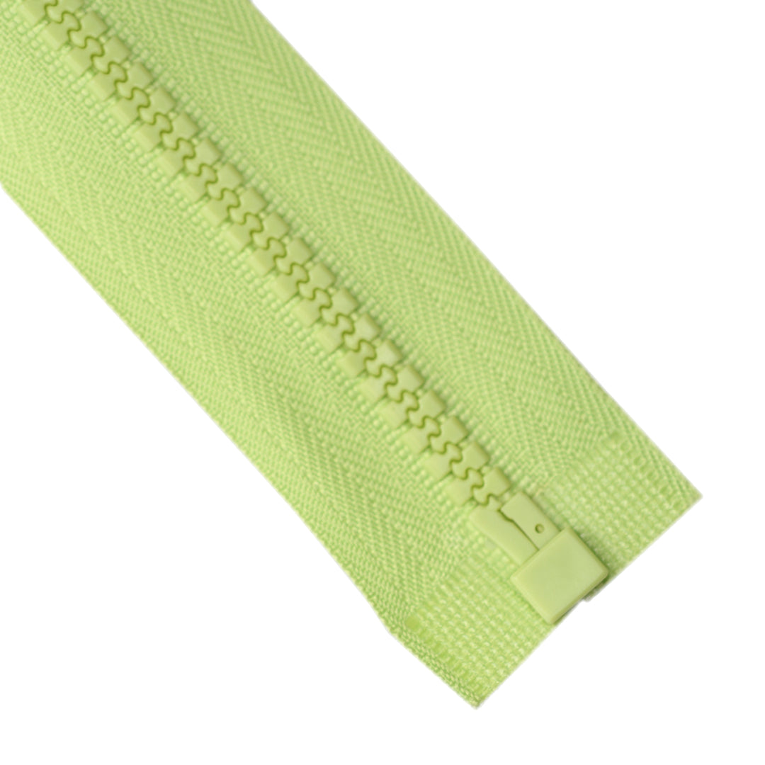 CHUNKY OPEN-END ZIP NO.5 COL SPRING GREEN
