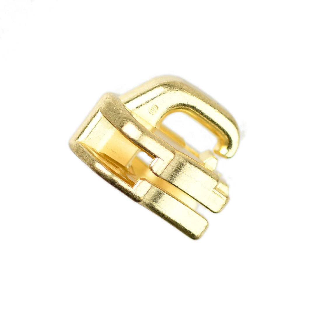 NON-LOCK CROWN SLIDER FOR YKK METAL ZIPS - GOLD