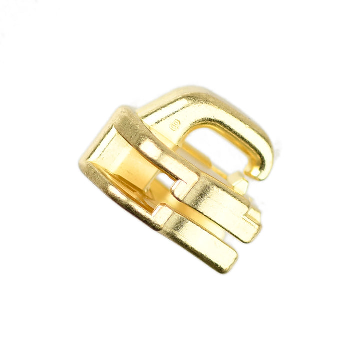 NON-LOCK CROWN SLIDER FOR YKK METAL ZIPS - GOLD