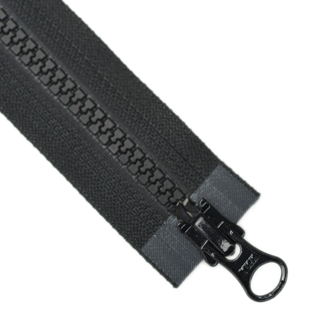YKK VISLON OPEN-END TWO-WAY ZIP NO.5 COL 580 BLACK
